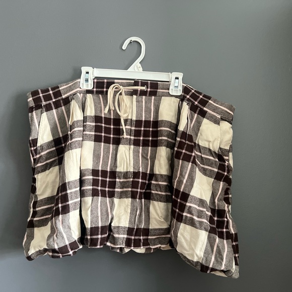 Aerie Plaid Mini Bubble Skirt - Picture 4 of 9